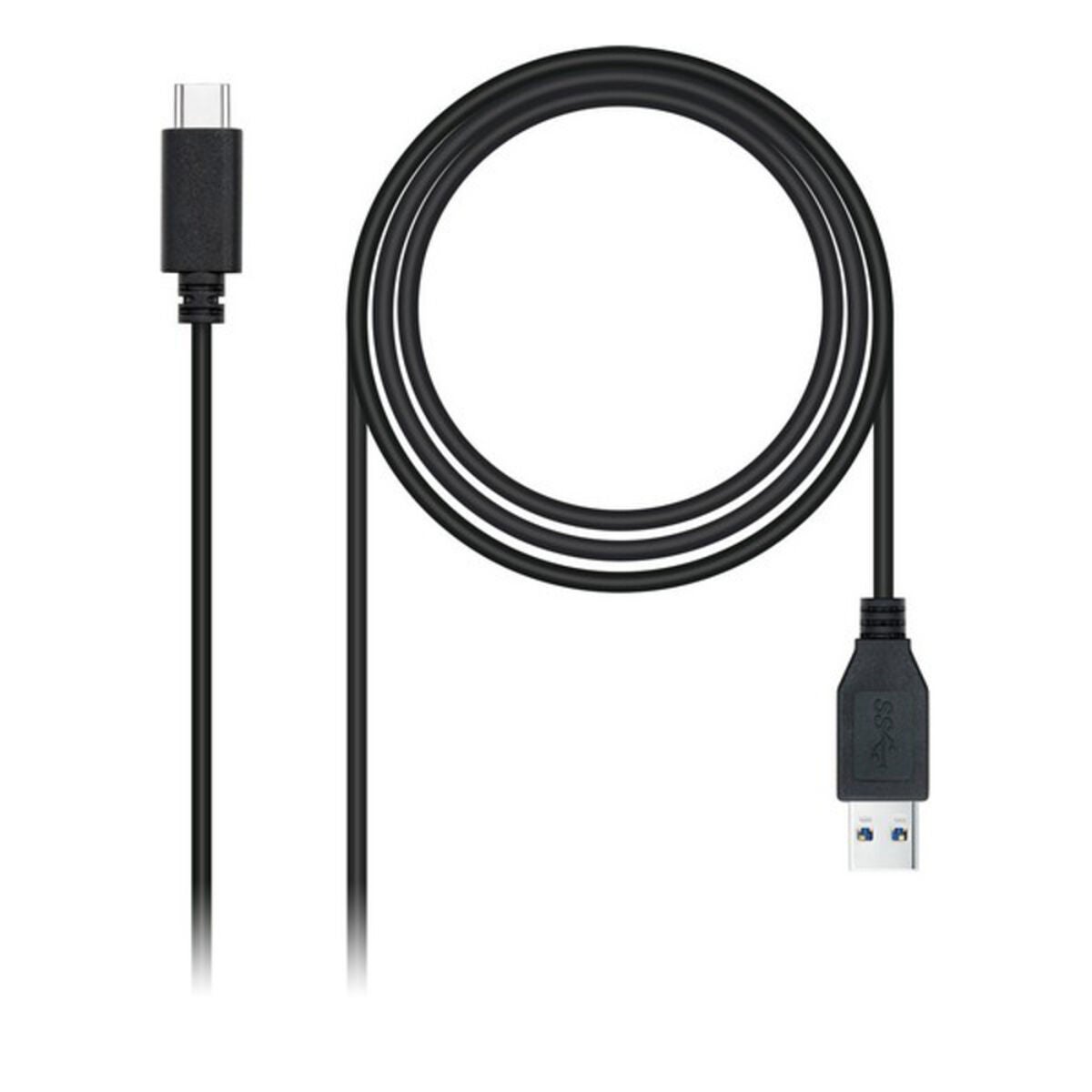 InLine 34105 Cavo USB 2.0 0,5m | USB A A Mini-USB B Con Connettore Angolato | Nero, Per Fotocamere E Hub