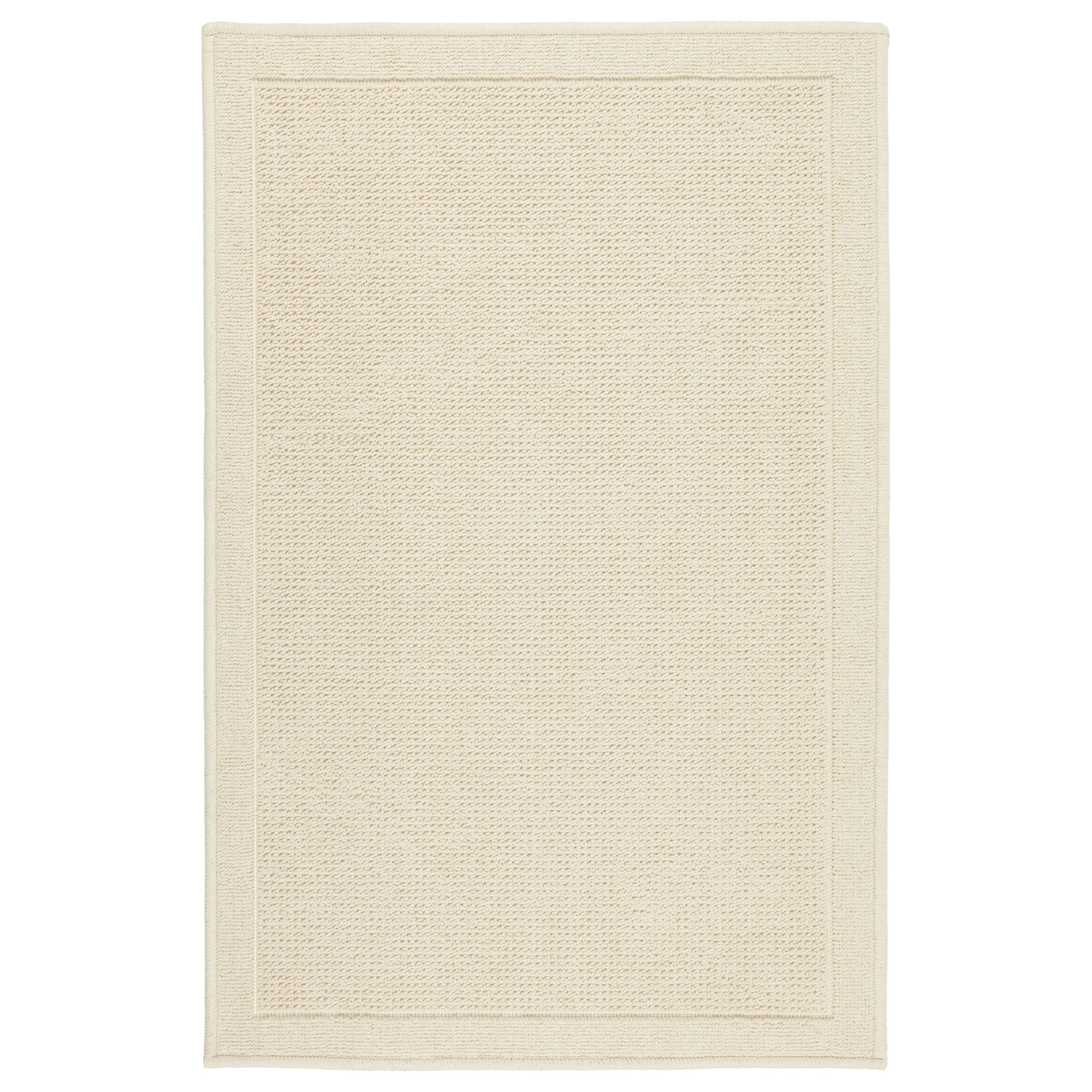 Dywanik łazienkowy Lino 50x80 cm bawełna egipska ramka beżowy