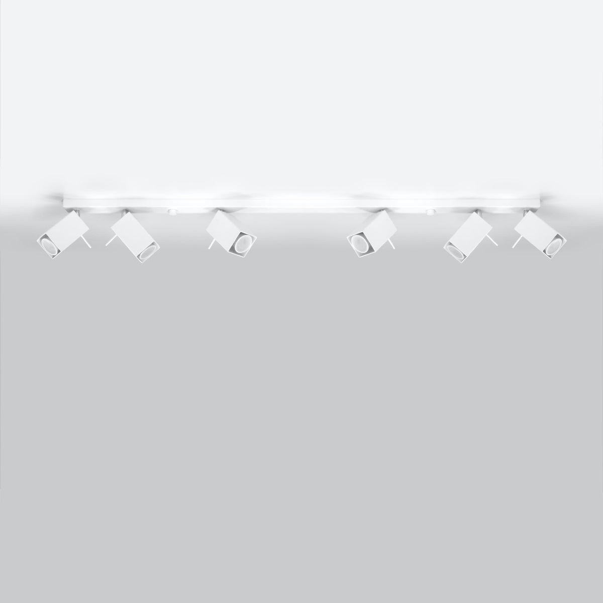 Plafon BRIOW 6L biały LED 4000K - 118x6x16cm Sollux