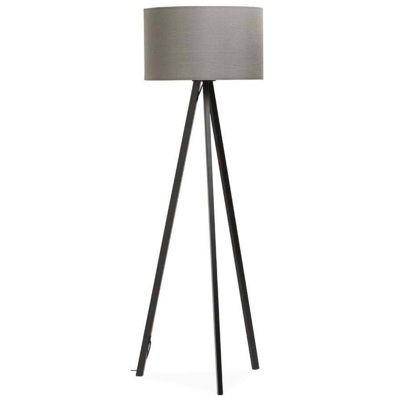 Lampadaire design trivet I 55 x 55 x 159 cm Gris, noir | Leroy Merlin Lampadaire design trivet I 55 x 55 x 159 cm Gris, noir | Leroy Merlin