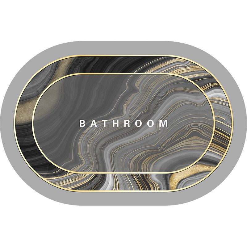 Superchłonna mata łazienkowa, dywanik do salonu, olejoodporna mata kuchenna do łazienki, prosta mata łazienkowa (50x80cm)