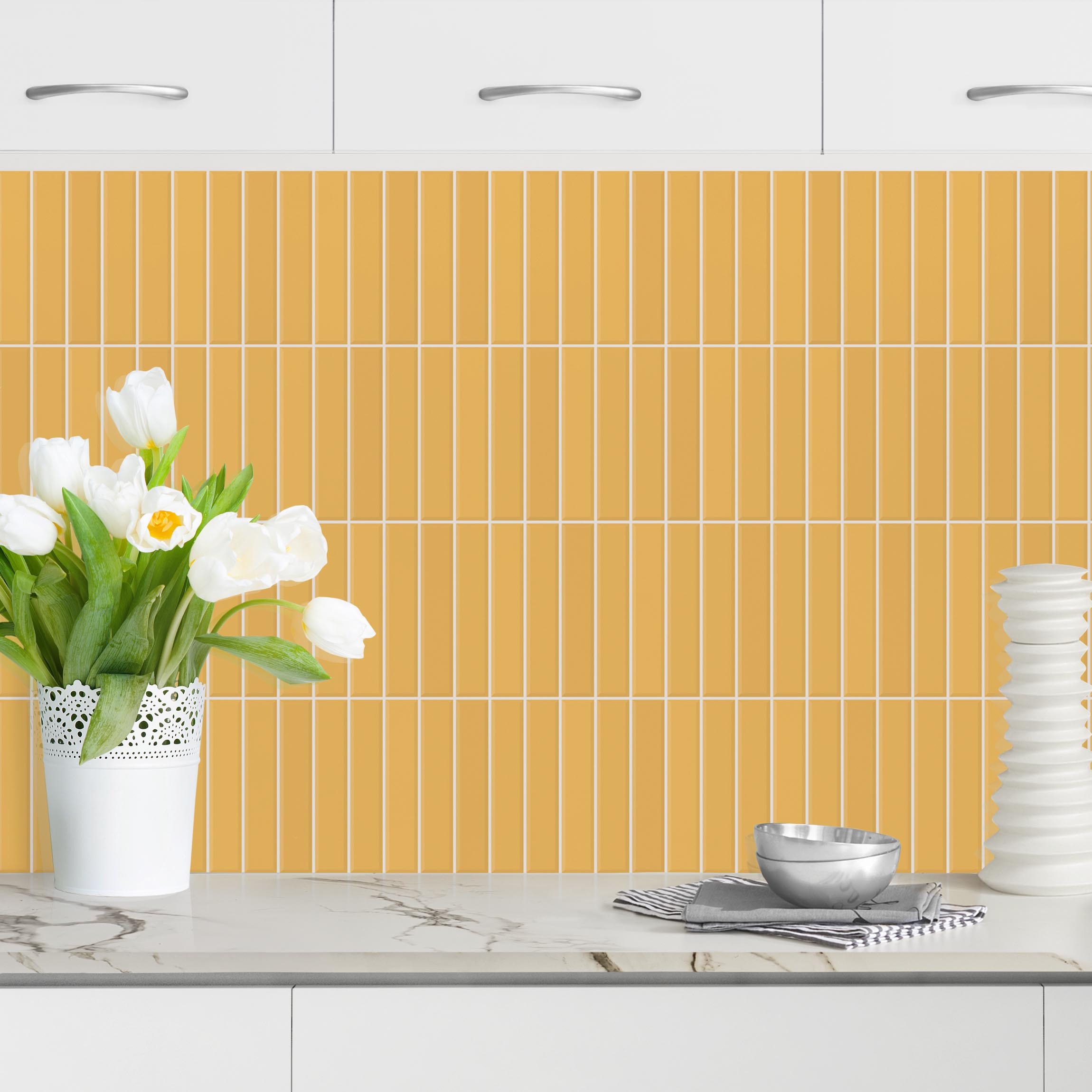 Salpicadero cocina salpicadero cocina adhesivo en pared y azulejos impermeable a prueba de aceite n.2107 naranja / cobre 250 x 60 cm