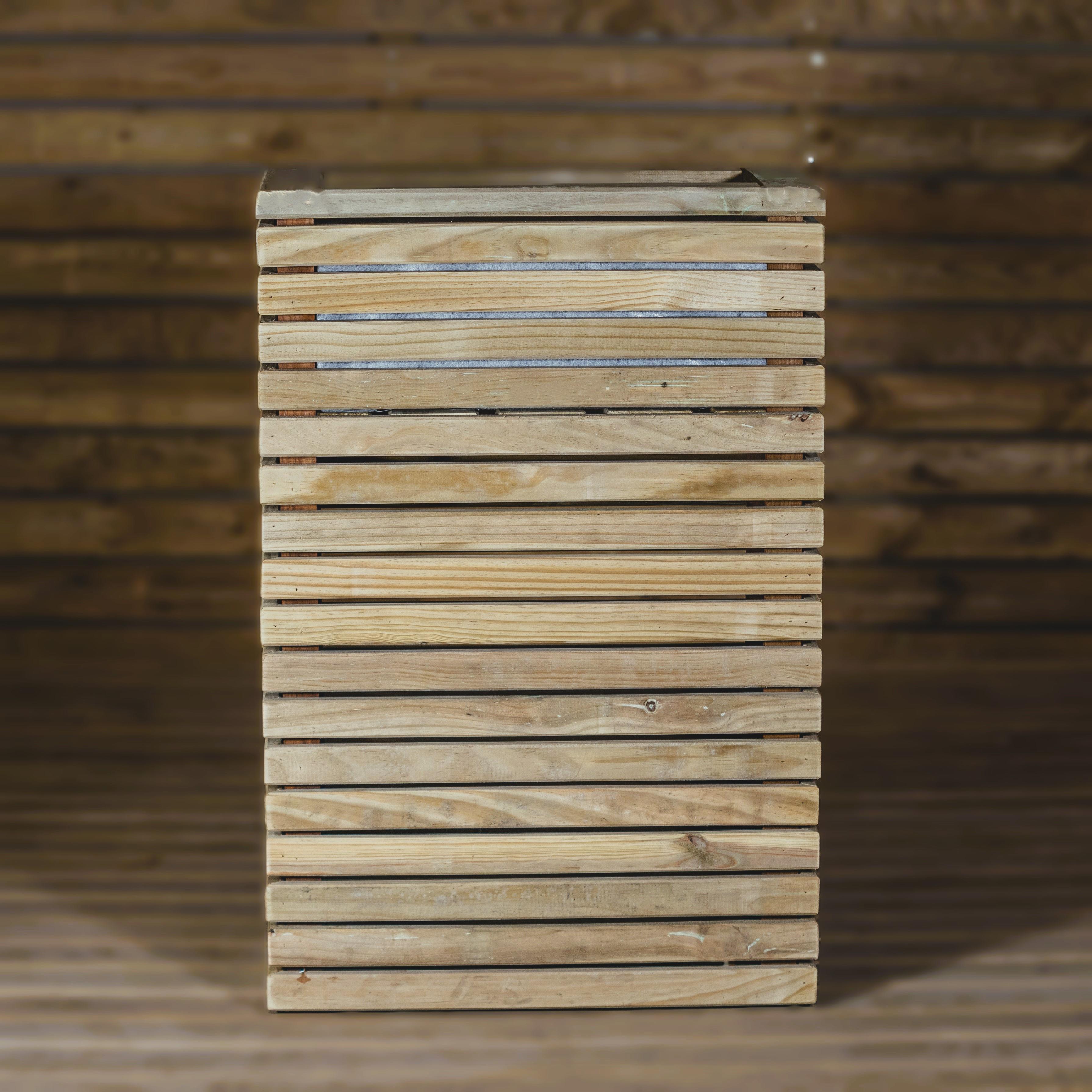 Jardinière LUXE TORRE en Bois Traité VidaHuerto 100x30x90 cm - 7