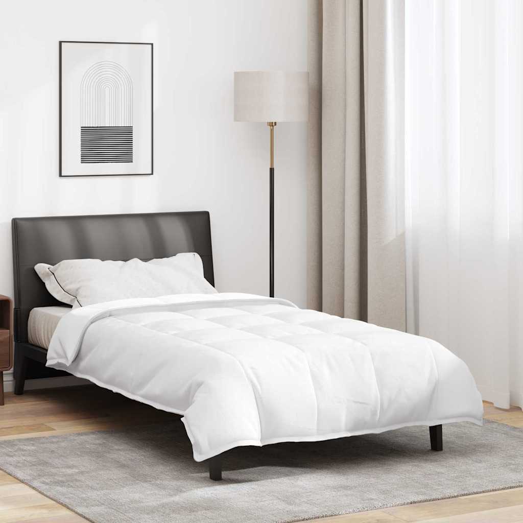 Kołdra 2-w-1 Biały 135 x 220 cm Pióra vidaXL