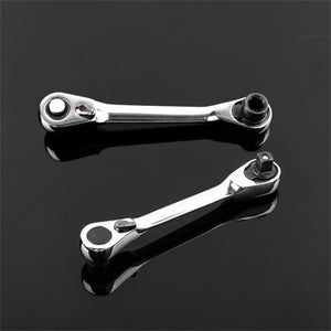 Clé à Double Tête 10 Mm Housoutil - Clé à Pipe Polie, L Forme, Pour Usage Maison Et Atelier - Outil Polyvalent Et Durable