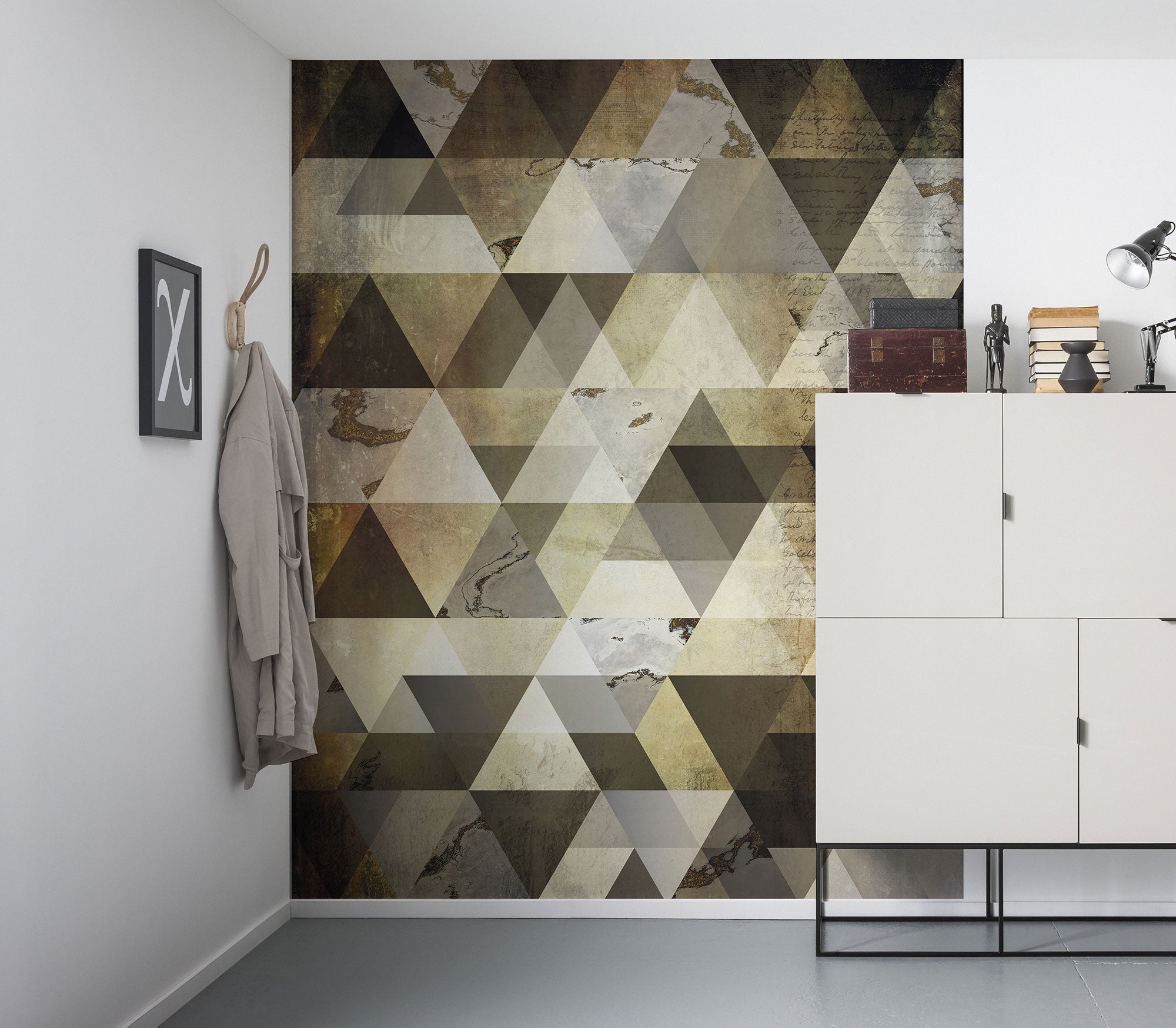 Fototapeta kamień beżowym,szarymIbrązowym - 200 x 250 cm - SANDERS &amp; SANDERS