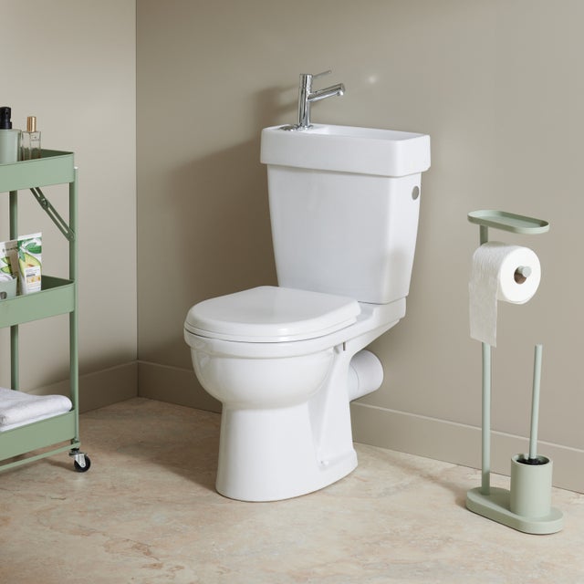 Pack WC avec lave mains intégré gain de place Sortie Horizontale
