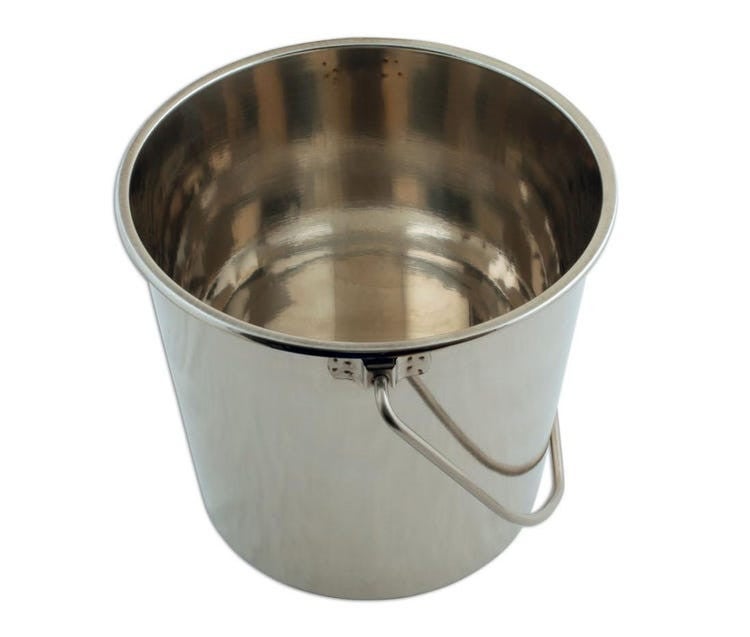 OFFRE SPECIALE SEAU EN INOX 12 LITRES AVEC COUVERCLE - - 2