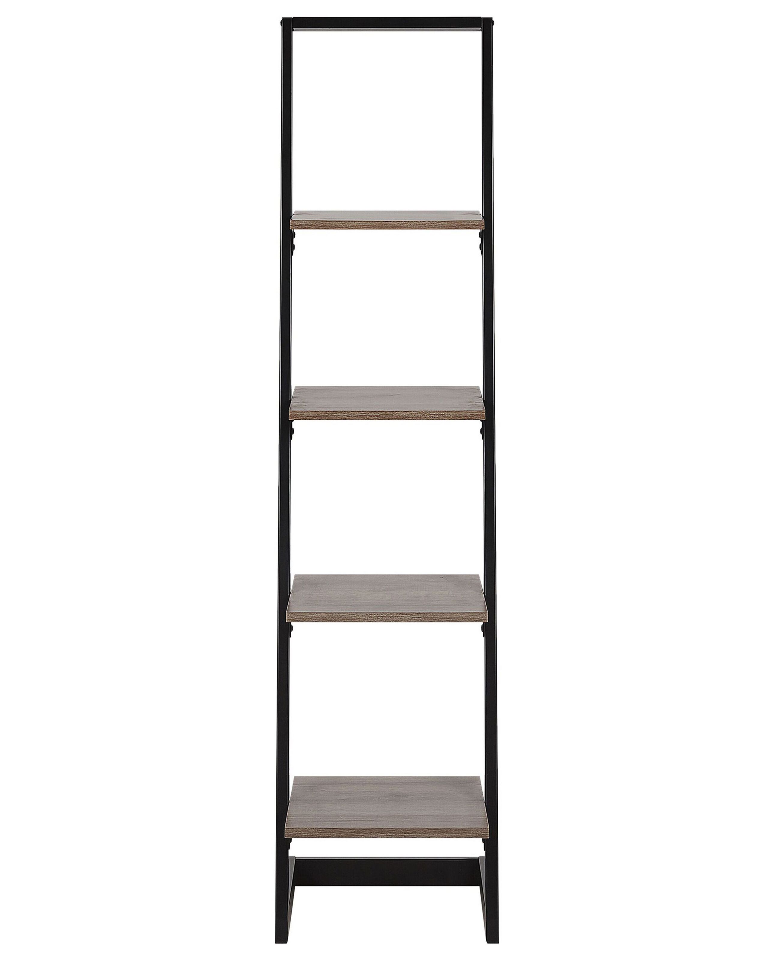 Libreria a 4 ripiani JOPLIN 143 cm Nero - 5