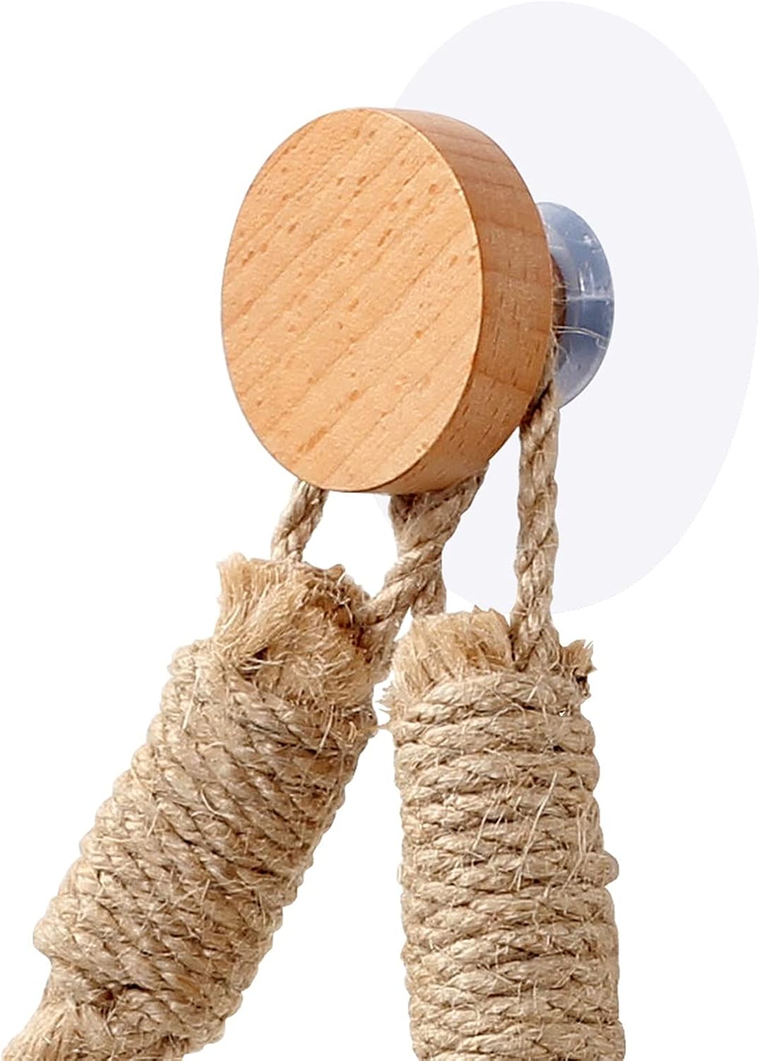 Suporte de papel higiénico de parede, suporte de papel de rolo de casa de banho tecido com corda, poupança de espaço, fácil instalação - 3