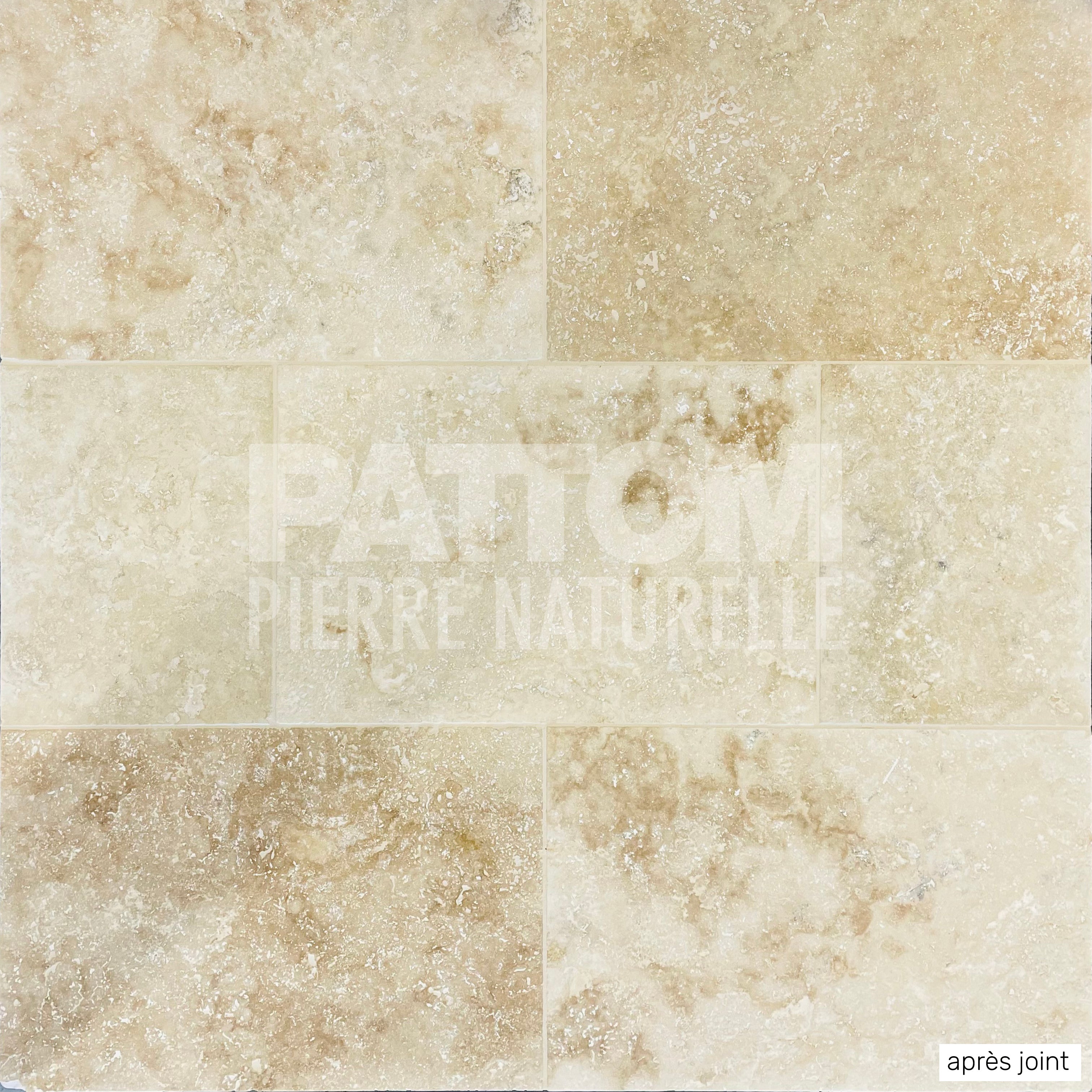 TRAVERTIN STANDARD LIGHT (1er choix light), pierre naturelle, 40,6 X 61 EP 1,2cm intérieur/exterieure - PATTOM LIVRAISON PREMIUM CHARIOT EMBARQUÉ - 4