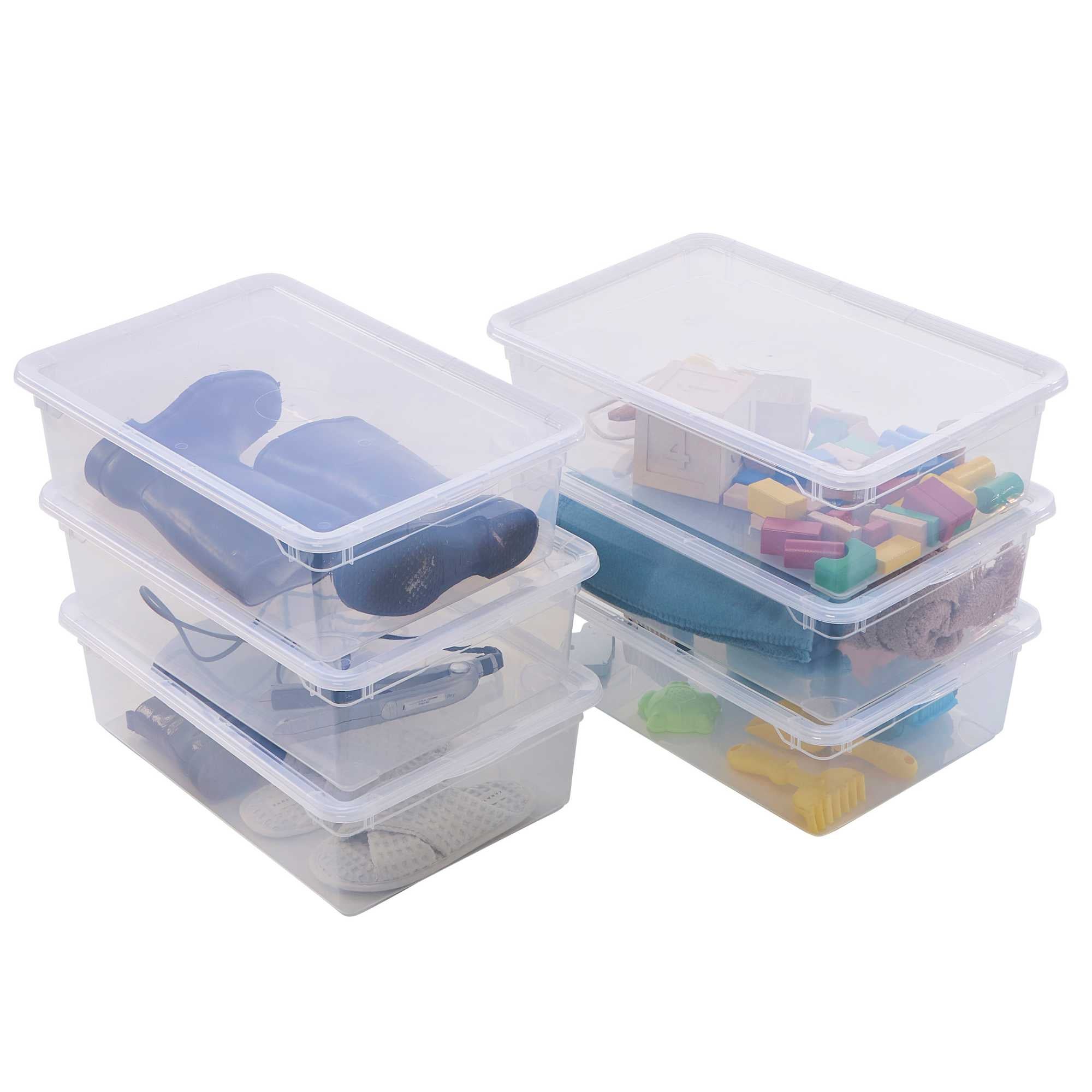Lot De 6 Boîtes De Rangement Sous Le Lit – Housses Pratiques, Neuves