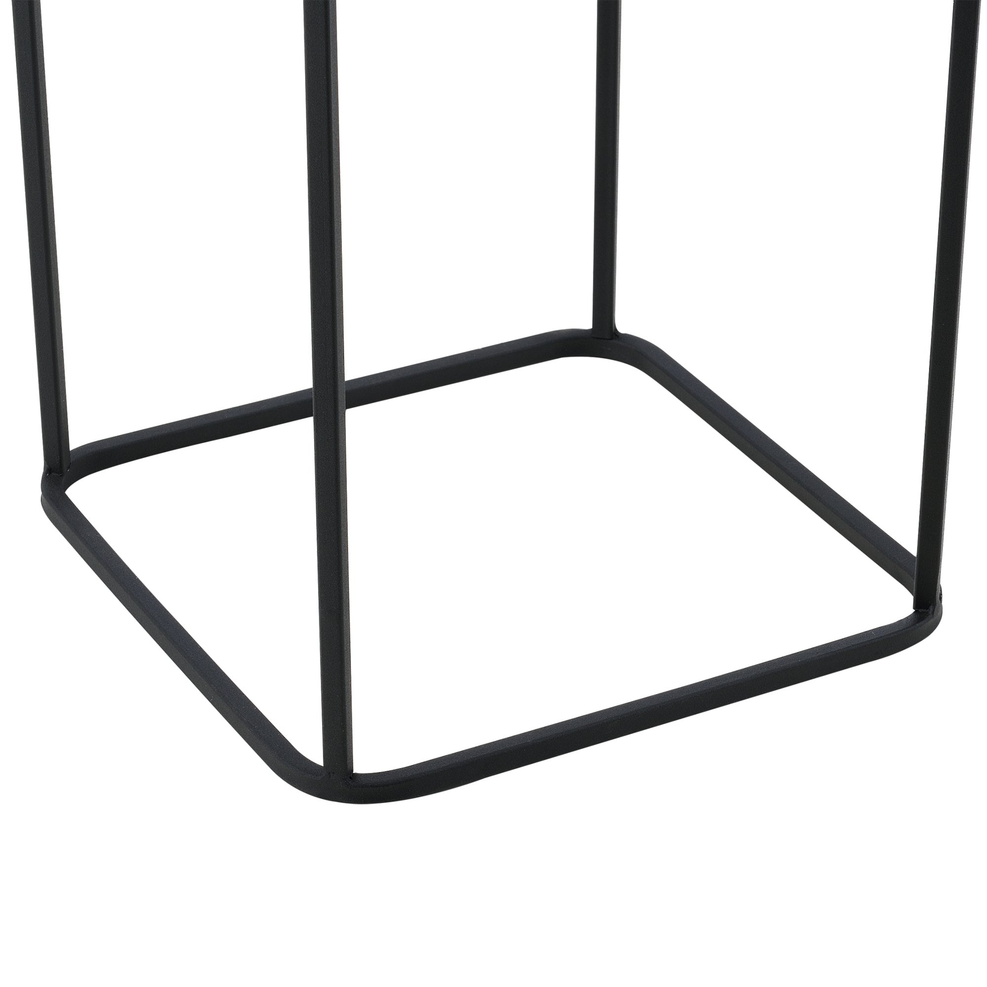 Lot De 2 Supports De Plante Set Cache-pot Pot De Fleur Bac À Fleurs Vase Métal Tailles Différentes Noir Doré [en.casa] - 6