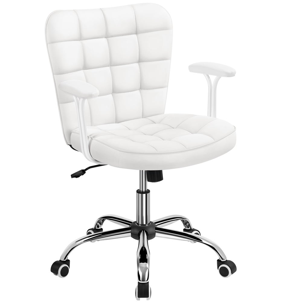 Wolmics Fauteuil Chaise de Bureau en Velours Fauteuil Pivotant avec roulettes,Fauteuil Velours