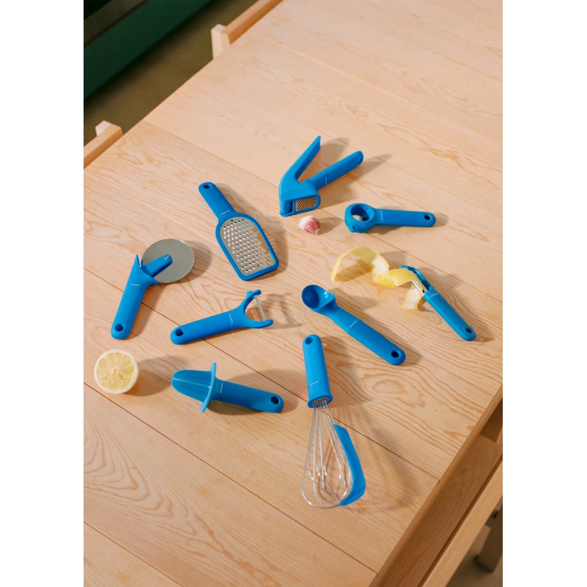 CREATE - KITCHENWARE STUDIO - Zestaw 9 przyborów kuchennych - Bleu cobalt