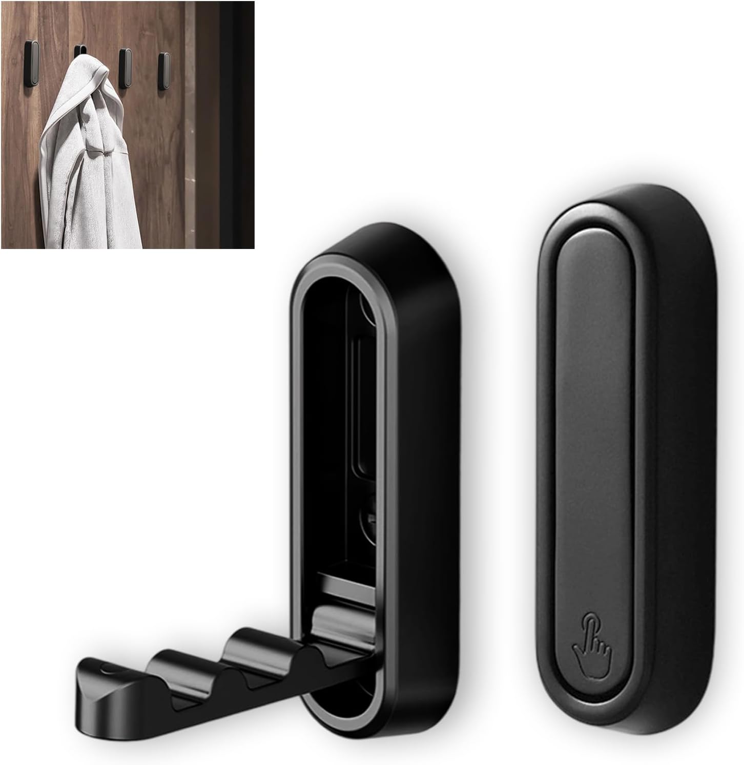 Appendiabiti Da Parete Retro Ganci Per Cappotto Ottone Oro Opaco Set