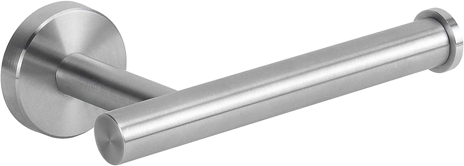 BAORELST Portarrollos De Papel Higiénico Cromados Para Montaje En Pared, Acero Inoxidable 304 De Alta Calidad, Diseño Moderno Para Baño, Oficina, Hotel