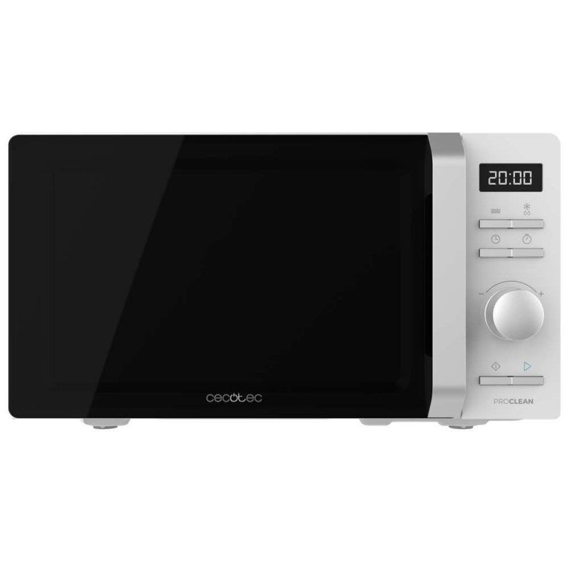 Microondas Digital Motor Inverter 19L Proclean 5010 Inverter White. 700W, 5 Niveles de Potencia, Bajo Consumo, Pantalla LED, Plato Giratorio de 245mm, Temporizador, 8 Modos