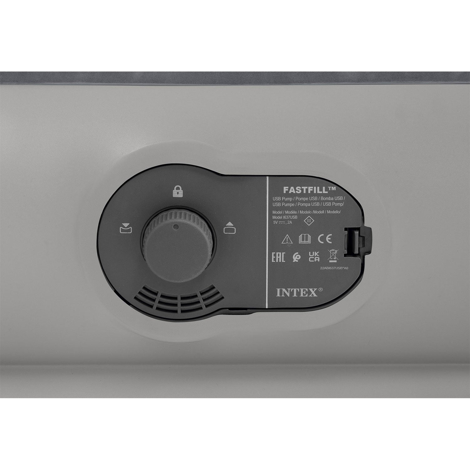 Matelas gonflable Prestige Mid Rise Flex Pump Intex 1 personne - Gonfleur USB intégré - 4