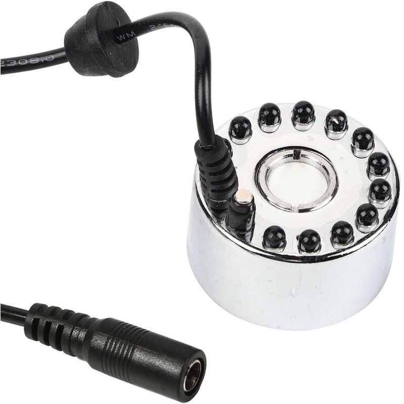 Nawilżacz powietrza, zamgławiacz, mini rozpylacz, do tarasu i fontanny (trójkolorowa głowica rozpylająca z gradientem)