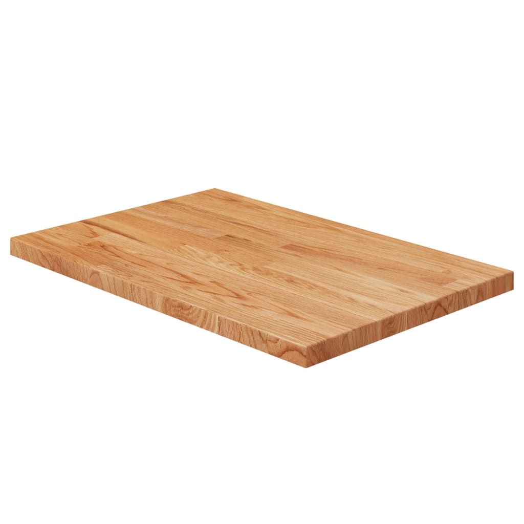 Maison exclusive - encimera baño madera maciza tratada marrón claro 60x40x2,5 cm