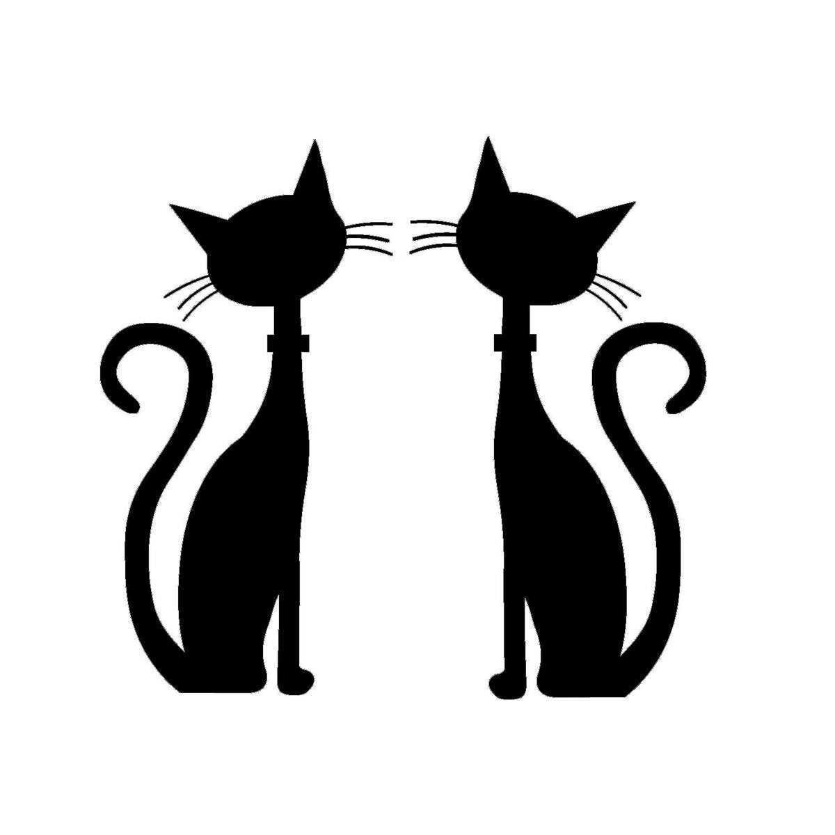 Black Metal Wall Art CREATCABIN Black Cat Moon Metal Wall Art Decor Iron Wall Art Black Hollow Rose Sculpture Hanging Decor Rustic Metal Cat Sign For Lover Indoor Outside Living Room Home