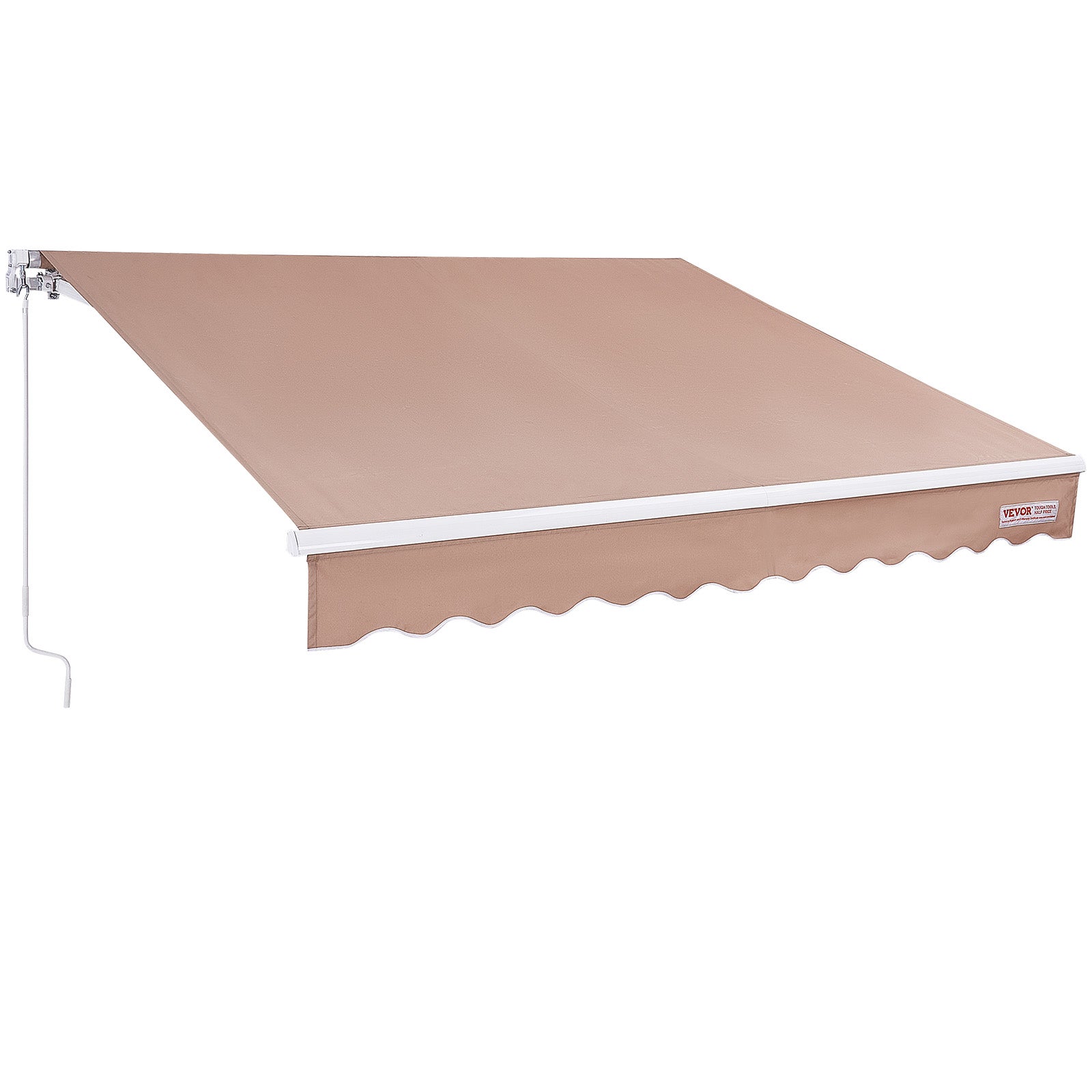 Wysuwana markiza tarasowa 10" x 8" Markiza przeciwsłoneczna z korbą VEVOR