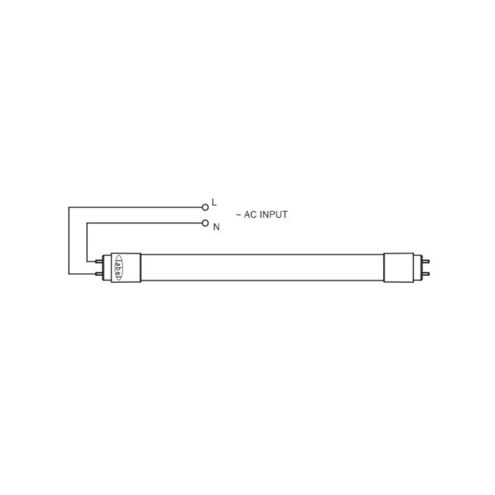 Tubo LED 120cm T8 - 18W - 140lm/W - Blanco Frío - 3