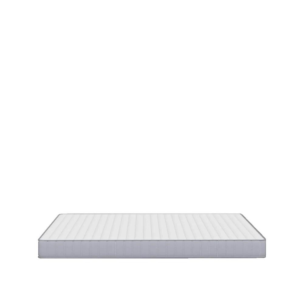Materac piankowy VidaXL średniej twardości 160x200 cm biały i szary