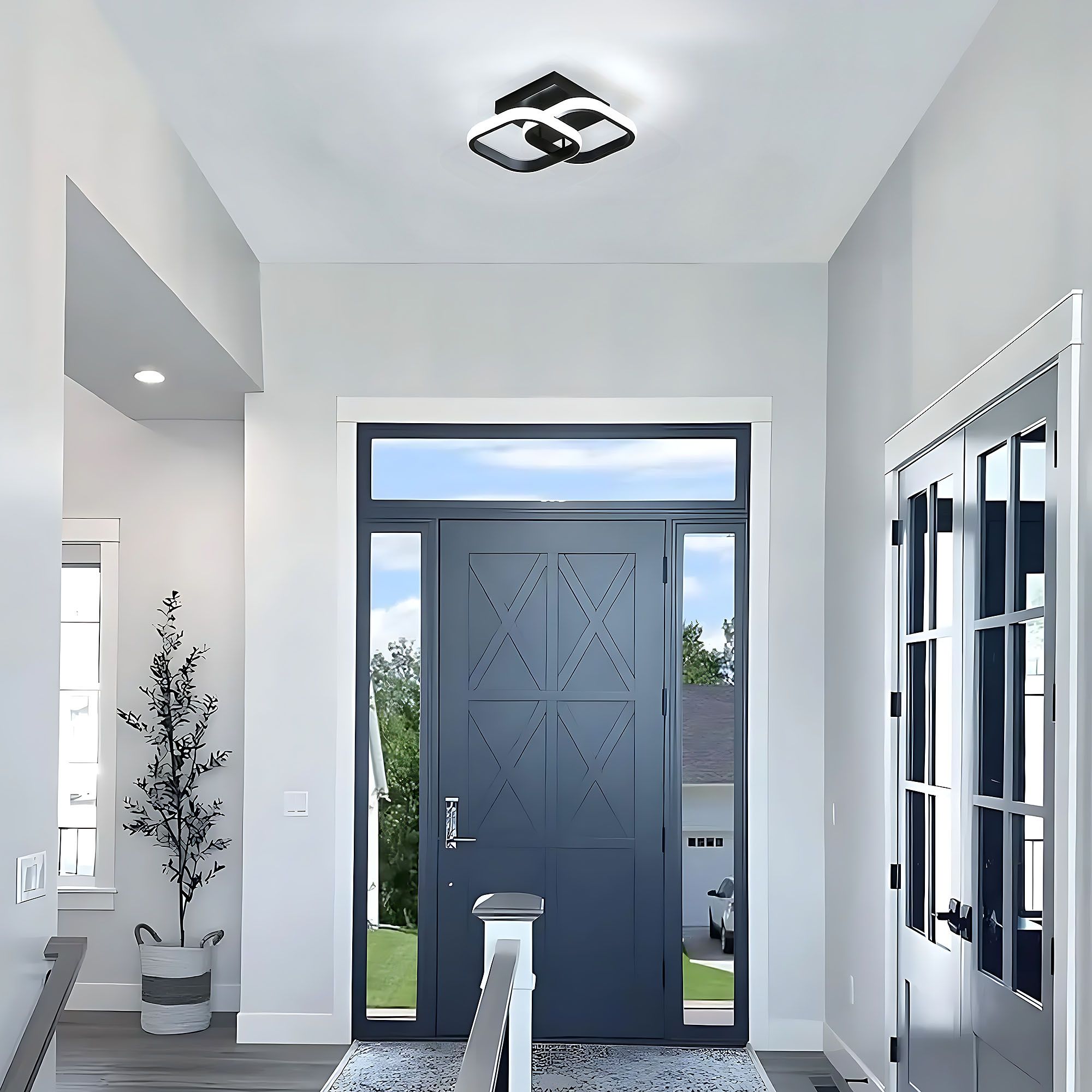 Lampa Sufitowa Toolight Lhj074-C Czarny - 8