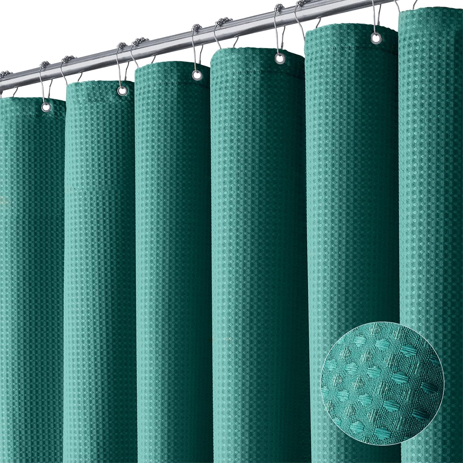 Rideau De Douche Long En Tissu Lest Pour Salle De Bain Qualit rideau-de-douche-long-en-tissu-lest-pour-salle-de-bain-qualit