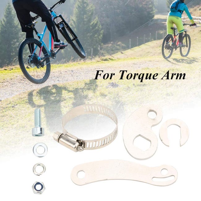 Kit Bracci Di Coppia Per E-Bike 2 Pezzi, Universale Per Motori 750W-1500W, Protezione Mozzo Anteriore E Posteriore